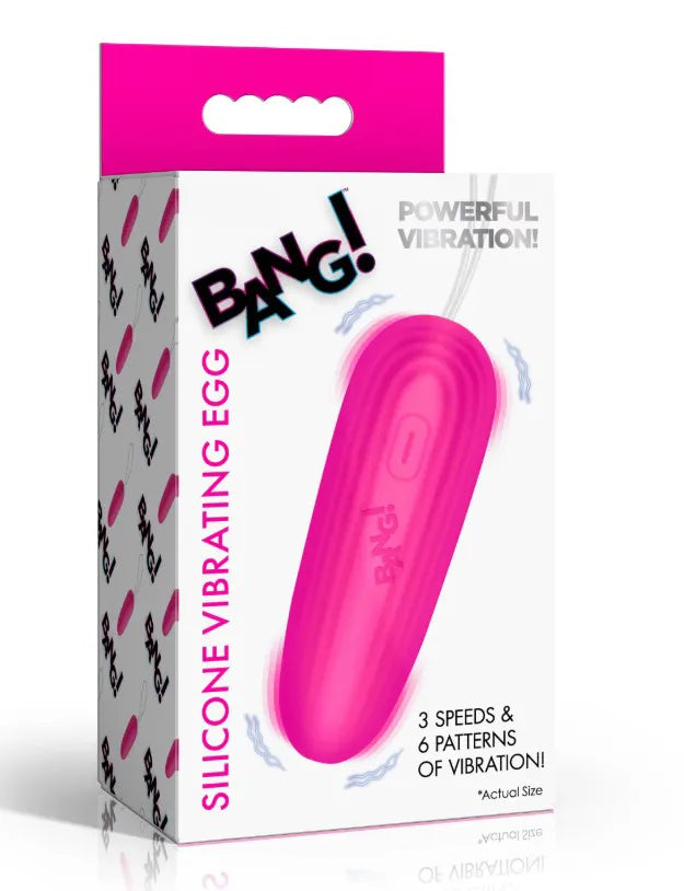 Bang! Silicone Vibrating Egg – Rechargeable Internal Vibrator