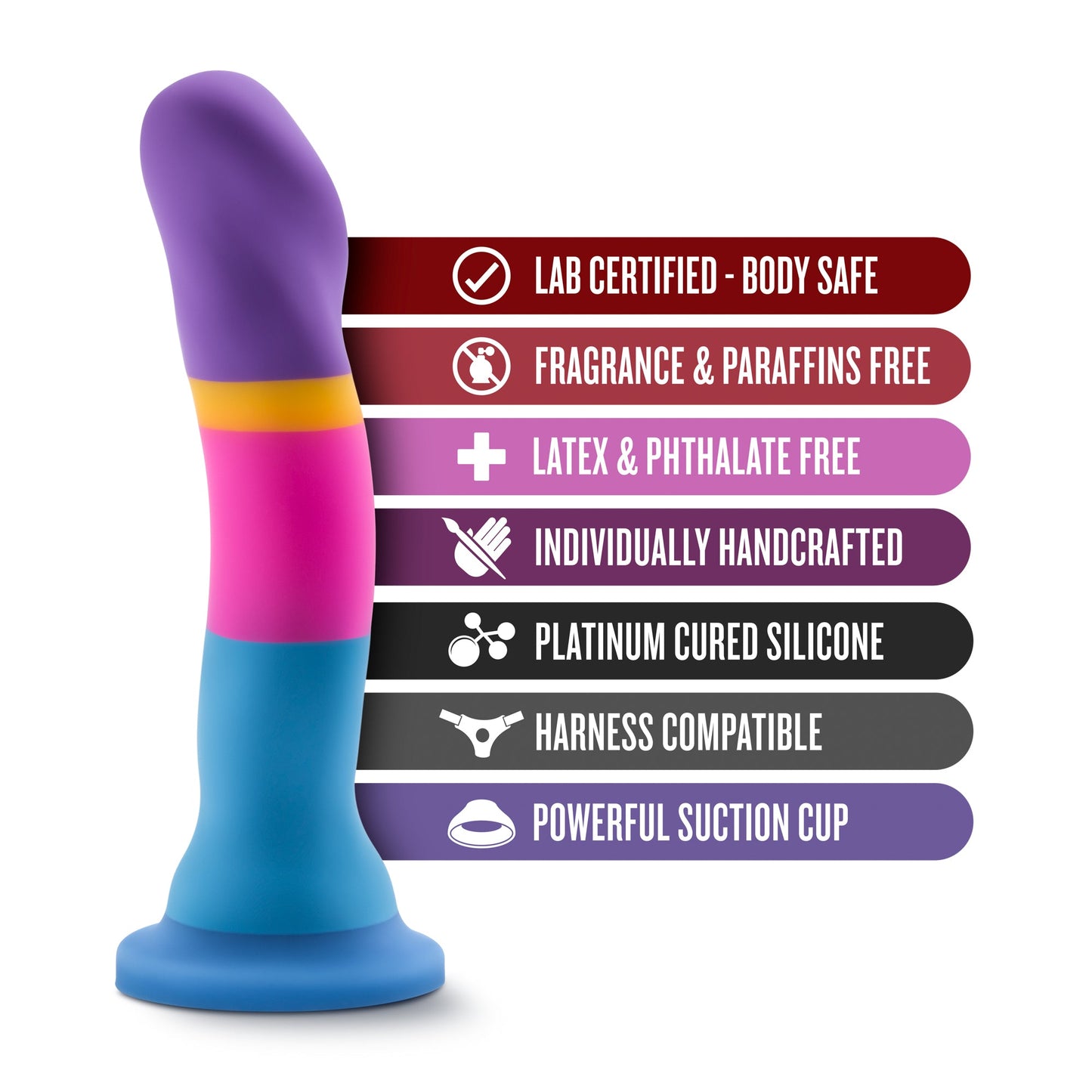 Avant D1 Hot n Cool Silicone 7.5 Inch Dildo
