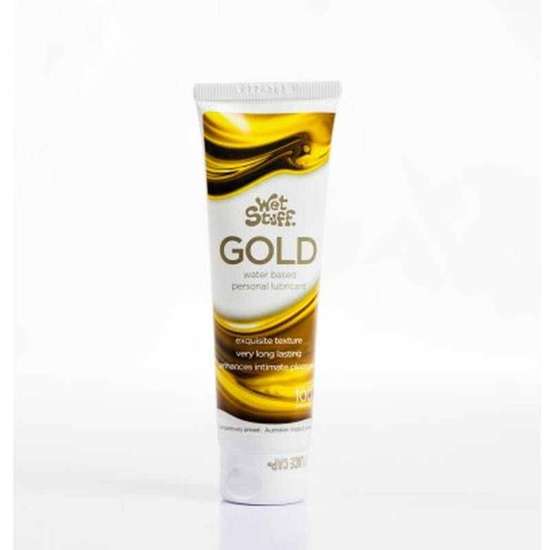 Wet Stuff Gold – Long-Lasting Clear Water-Based Lubricant