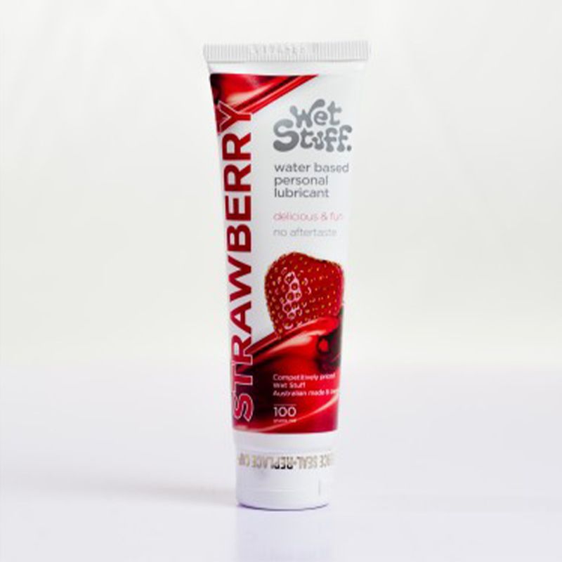 Wet Stuff Strawberry – Water-Based Flavoured Lubricant