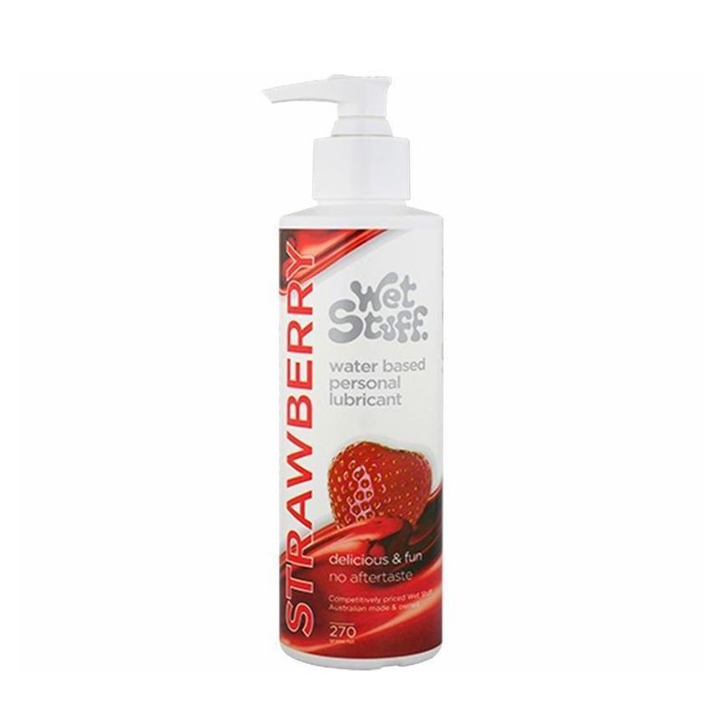 Wet Stuff Strawberry – Water-Based Flavoured Lubricant
