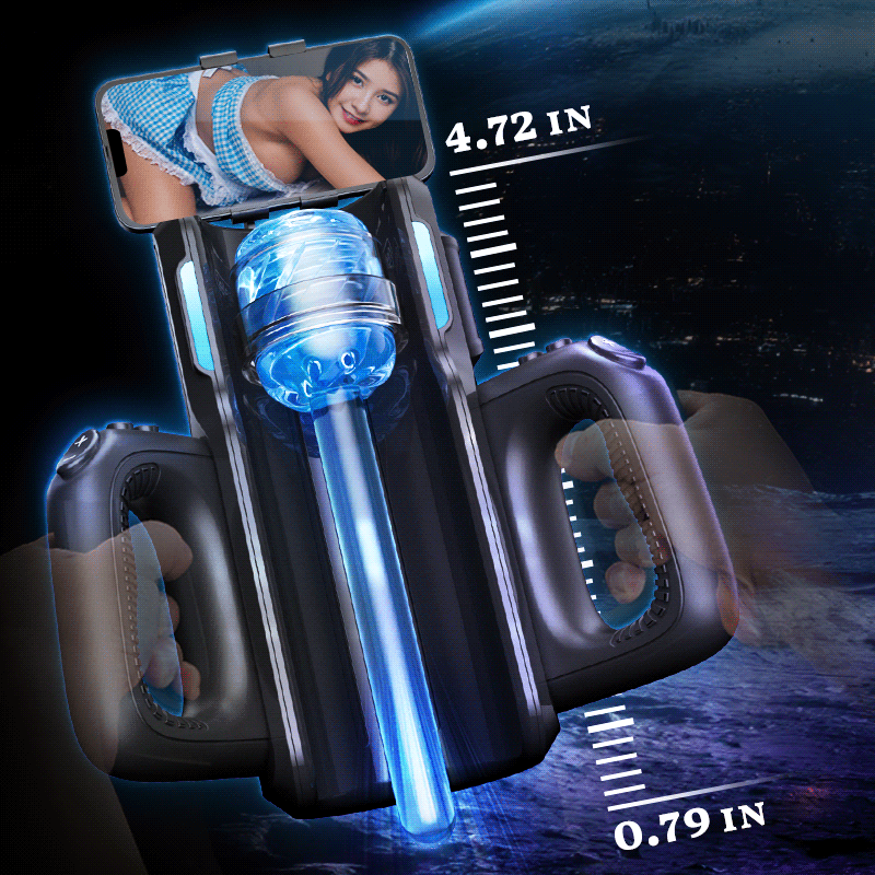 Leten - Interactive Transparent Stroker 10 Thrusting, 4,72 in Deep Stroke & Realistic Moaning Voice Stroker Masturbation Cup