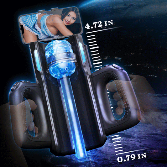 Leten - Interactive Transparent Stroker 10 Thrusting, 4,72 in Deep Stroke & Realistic Moaning Voice Stroker Masturbation Cup