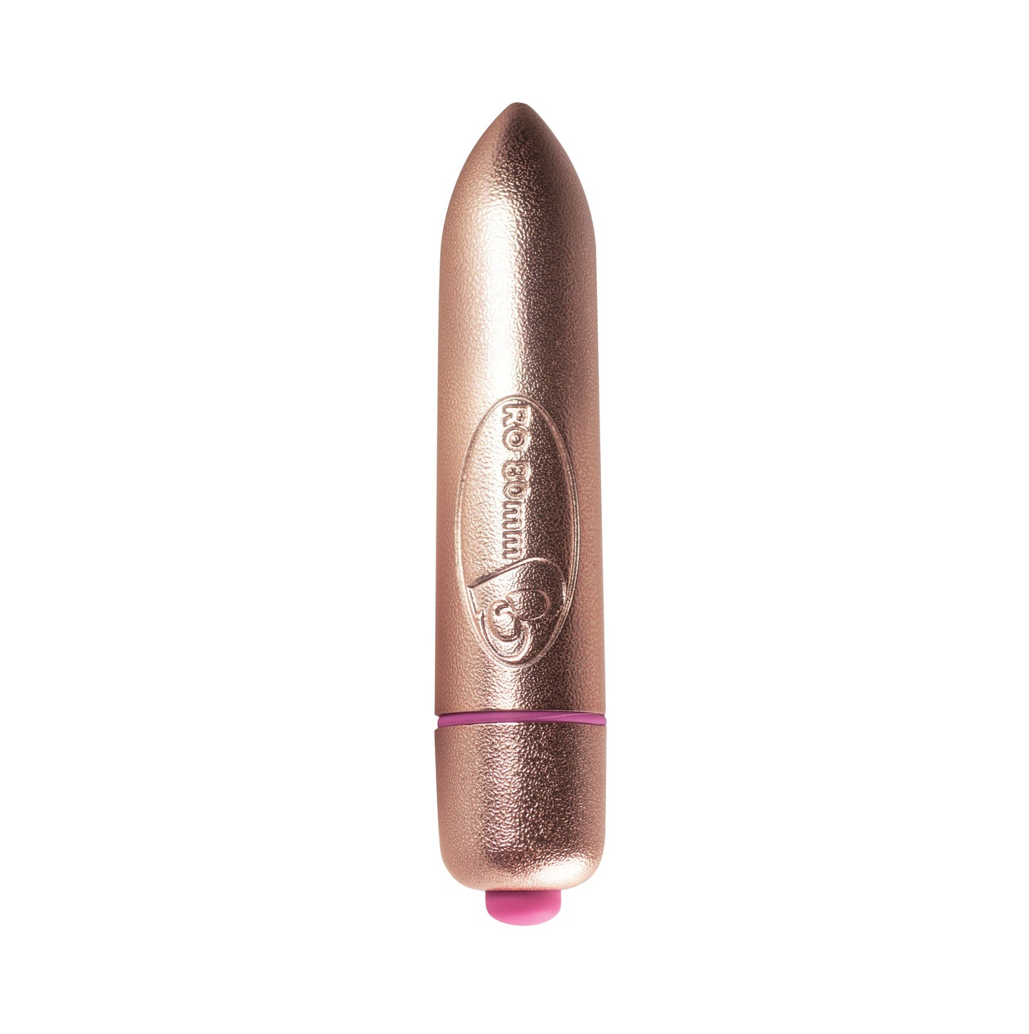 RO-80mm 7 Speed Precious Rose Gold Vibrating Bullet Toy