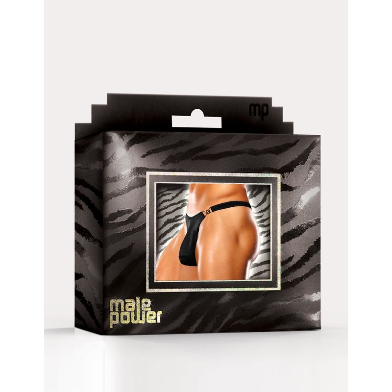Male Power Bong Clip Thong for Men with Stretchy Spandex