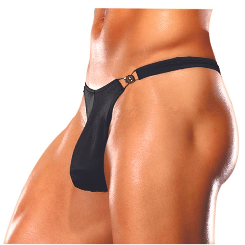 Male Power Bong Clip Thong for Men with Stretchy Spandex