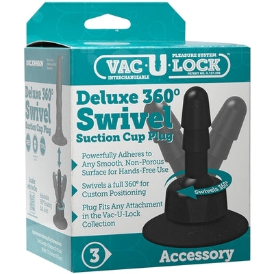 Doc Johnson Vac-U-Lock Deluxe 360° Swivel Suction Cup Plug Accessory