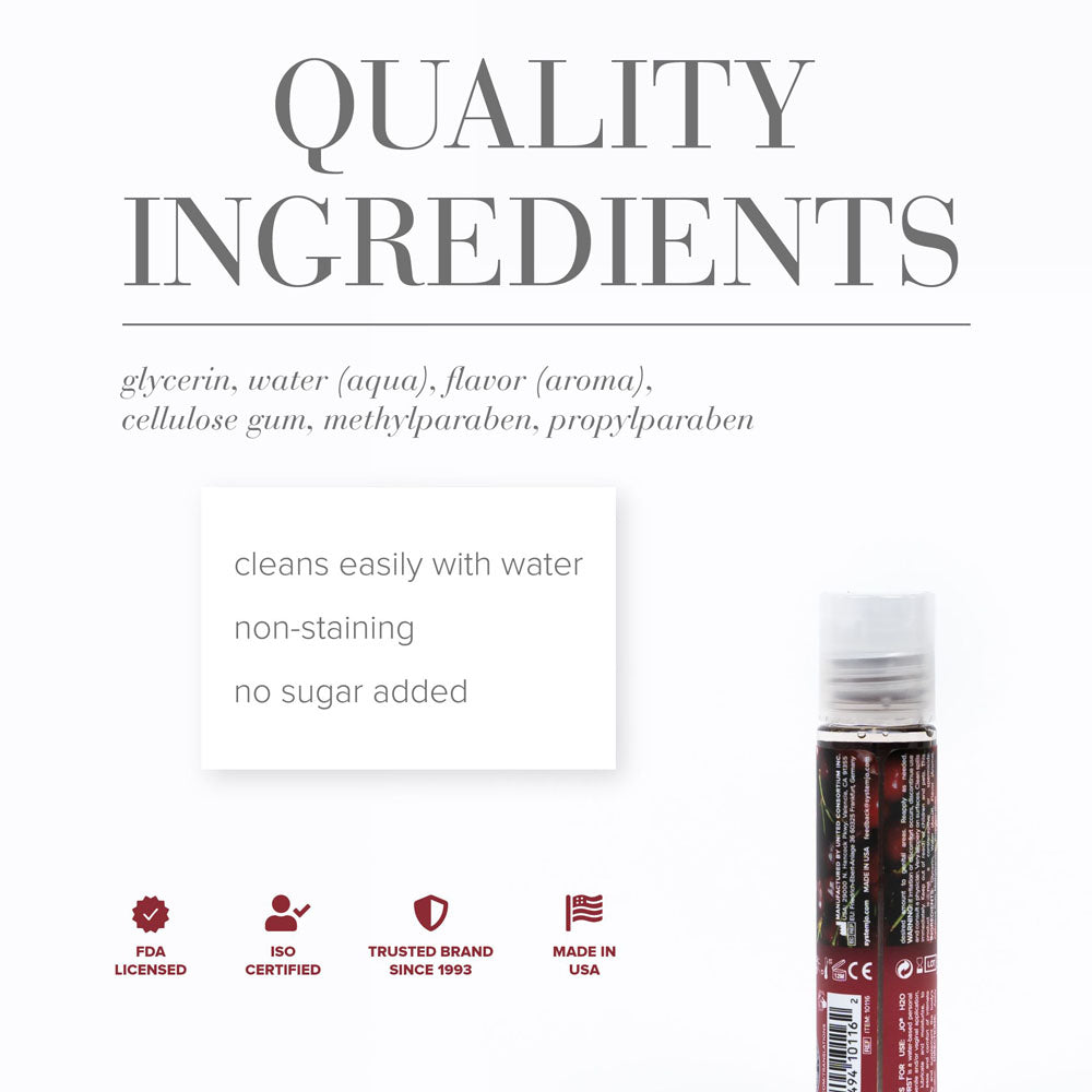 JO H2O Cherry Burst – Cherry Flavored Water-Based Lubricant 30 ml