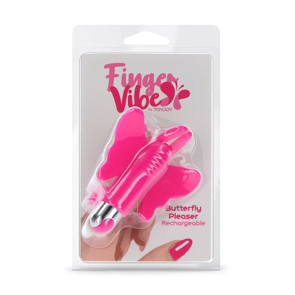 ToyJoy Butterfly Pleaser – Rechargeable Silicone Finger Vibrator