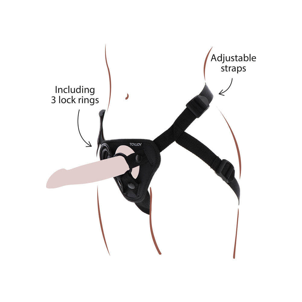 ToyJoy Get Real Strap-On Harness – Adjustable Harness