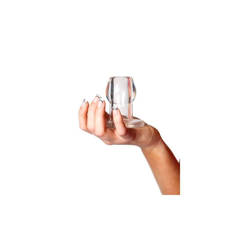 Perfect Fit Tunnel Plug Medium Clear – Medium Sized Butt Plug
