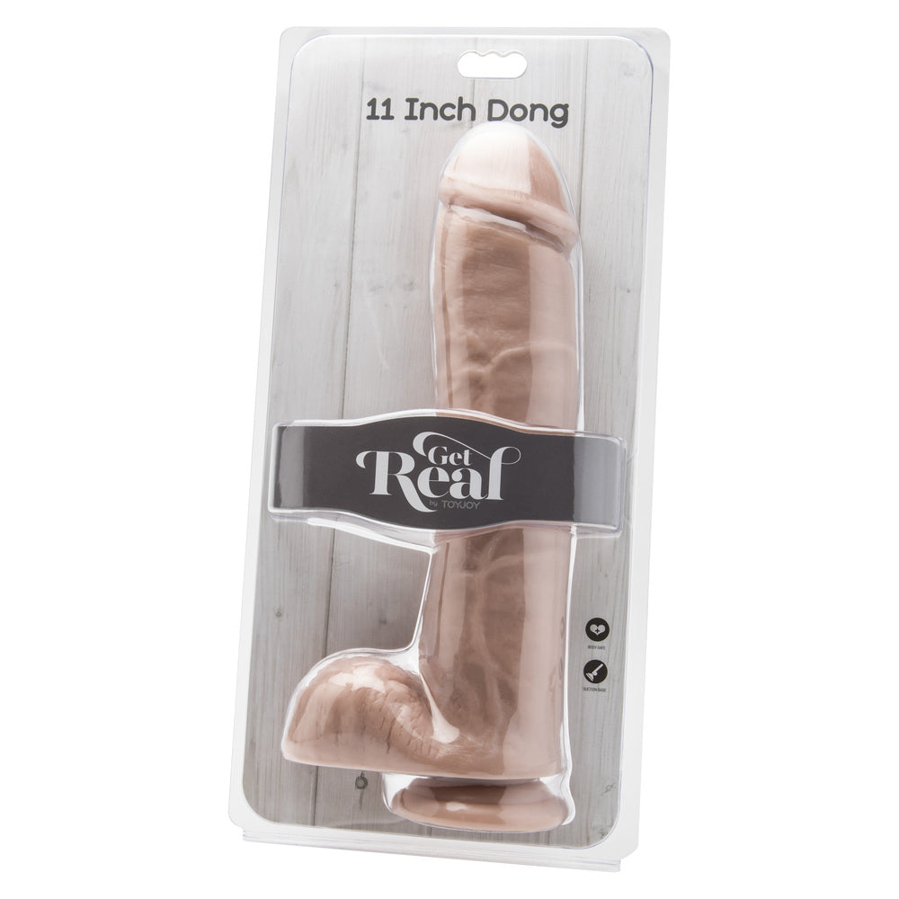 ToyJoy Get Real 11 Inch Dong With Balls – Suction Cup Dong