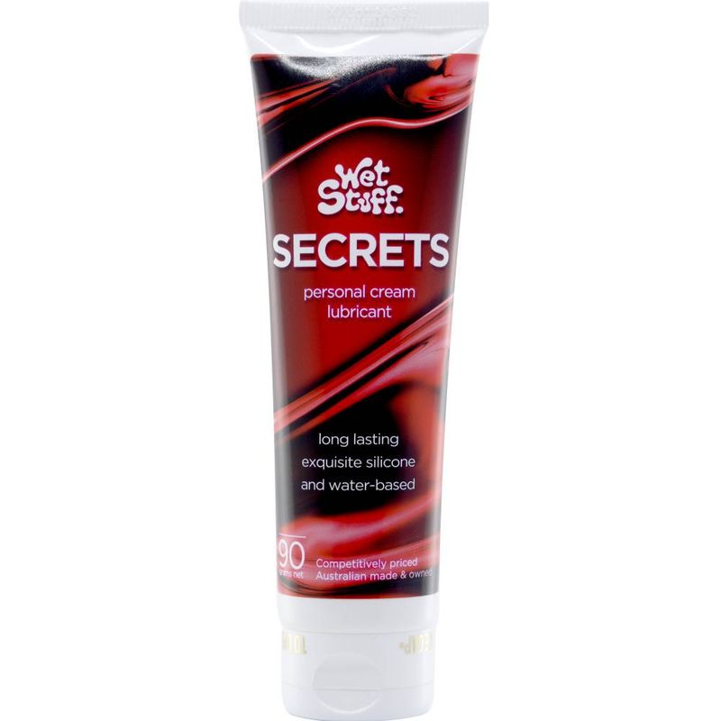 Wet Stuff Secrets – Silicone-Based Lotion Lubricant for Condom Use