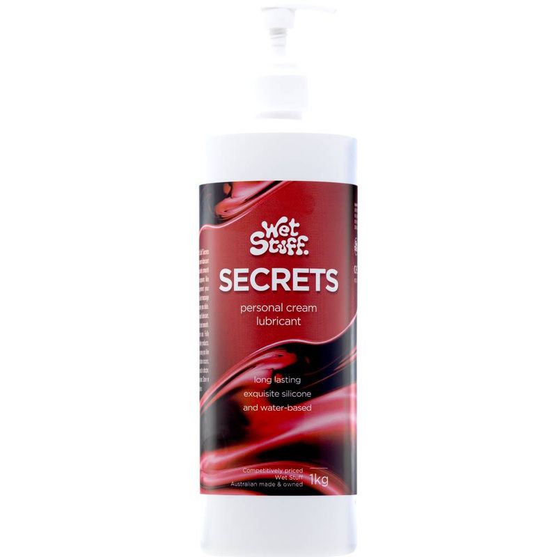 Wet Stuff Secrets – Silicone-Based Lotion Lubricant for Condom Use