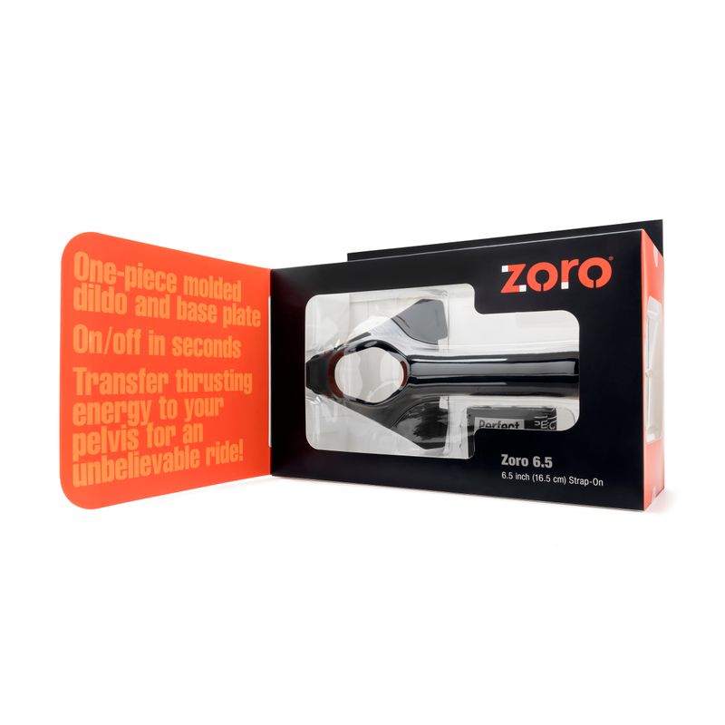 Zoro Strap-On 6.5 Inch – Soft Touch Silicone Strap-On
