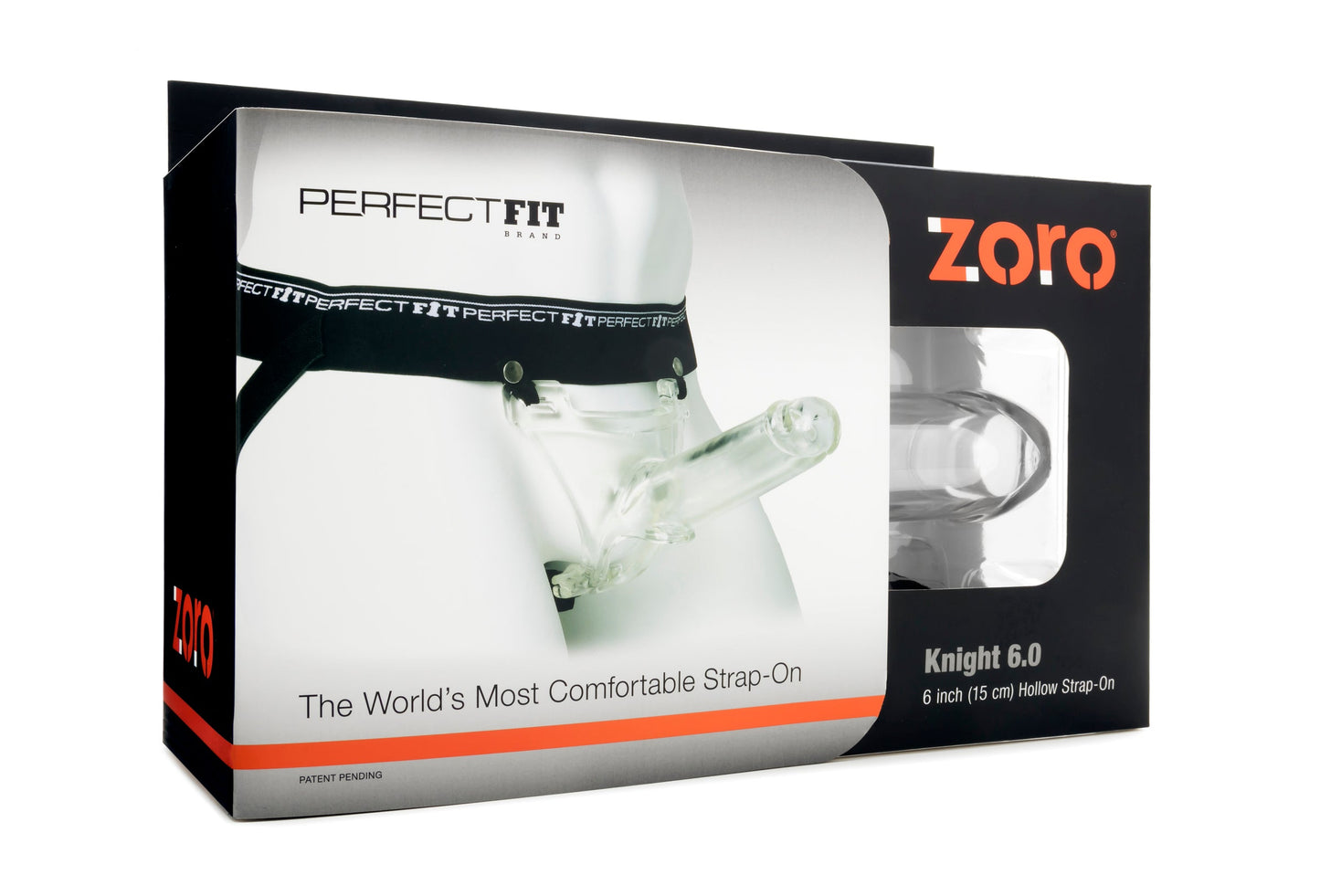 Zoro Knight 6 Inch Clear Strap-On