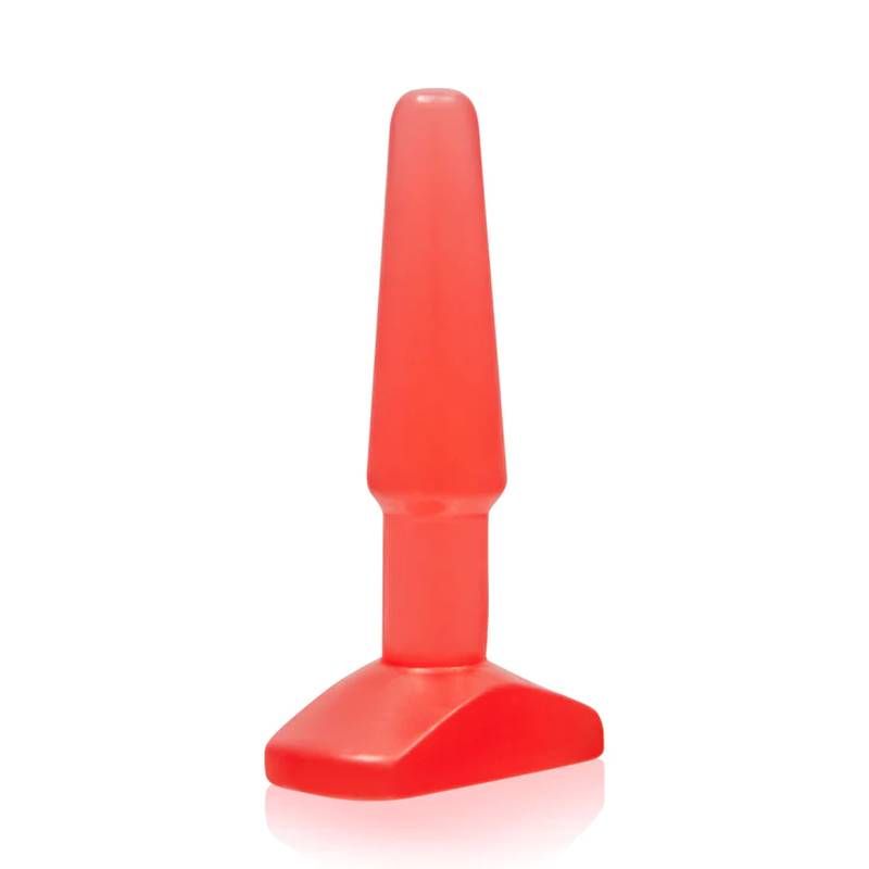 Butt Plug Small Red - Medical Grade 3 Inch