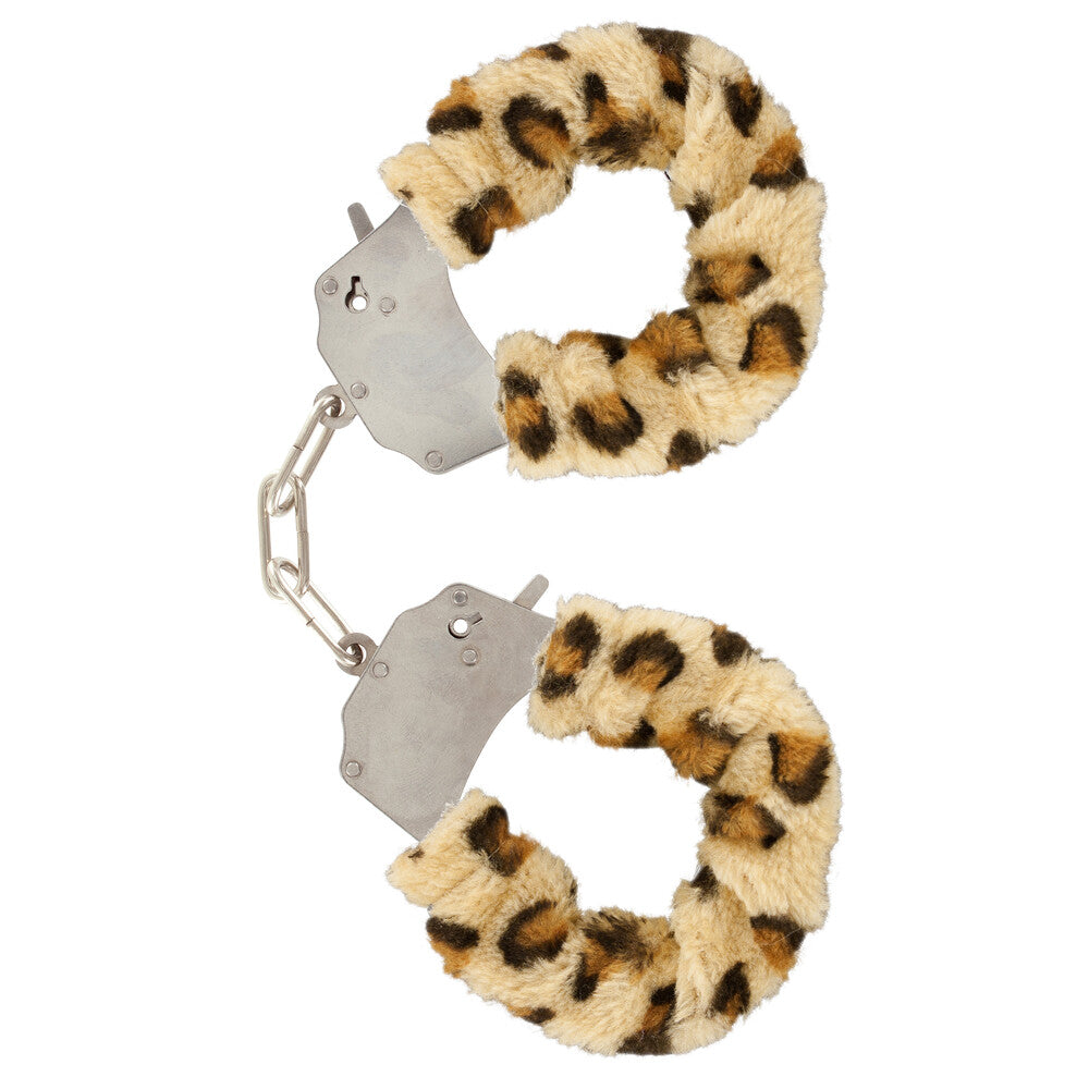 ToyJoy Furry Fun Leopard Print Wrist Cuffs – Furry Wrist Cuffs