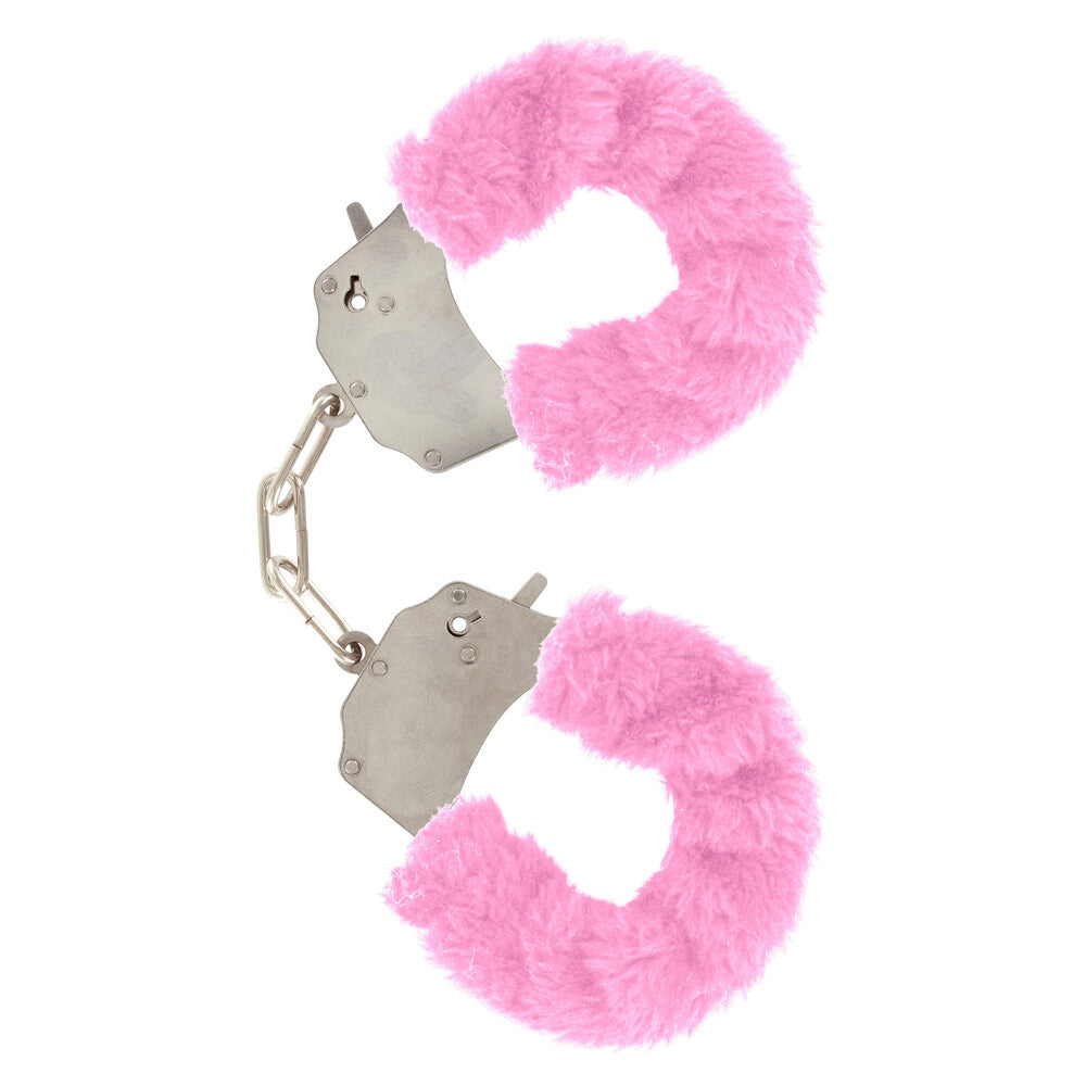 ToyJoy Furry Fun Wrist Cuffs – Plush Restraints with Two Keys