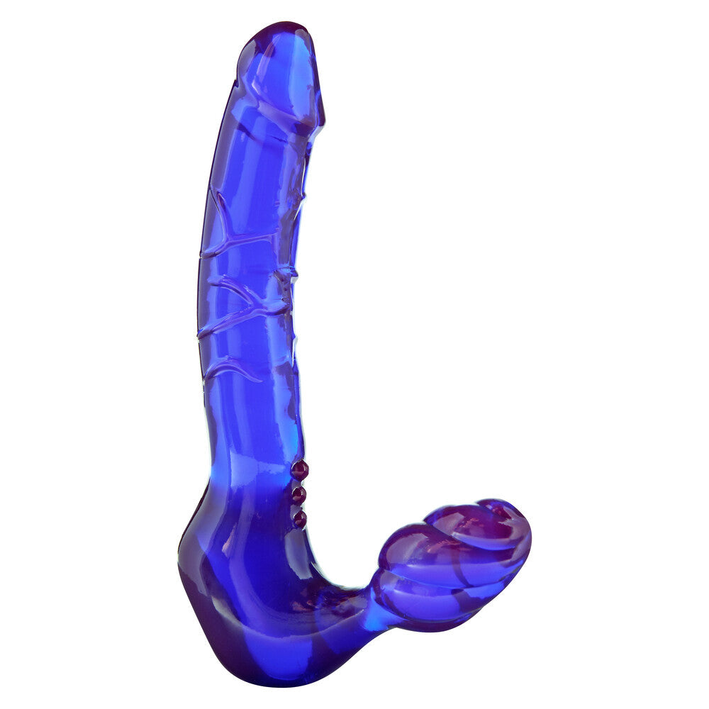 ToyJoy Bend Over Boyfriend (Purple) – Strapless Waterproof Strap-On 9 Inch