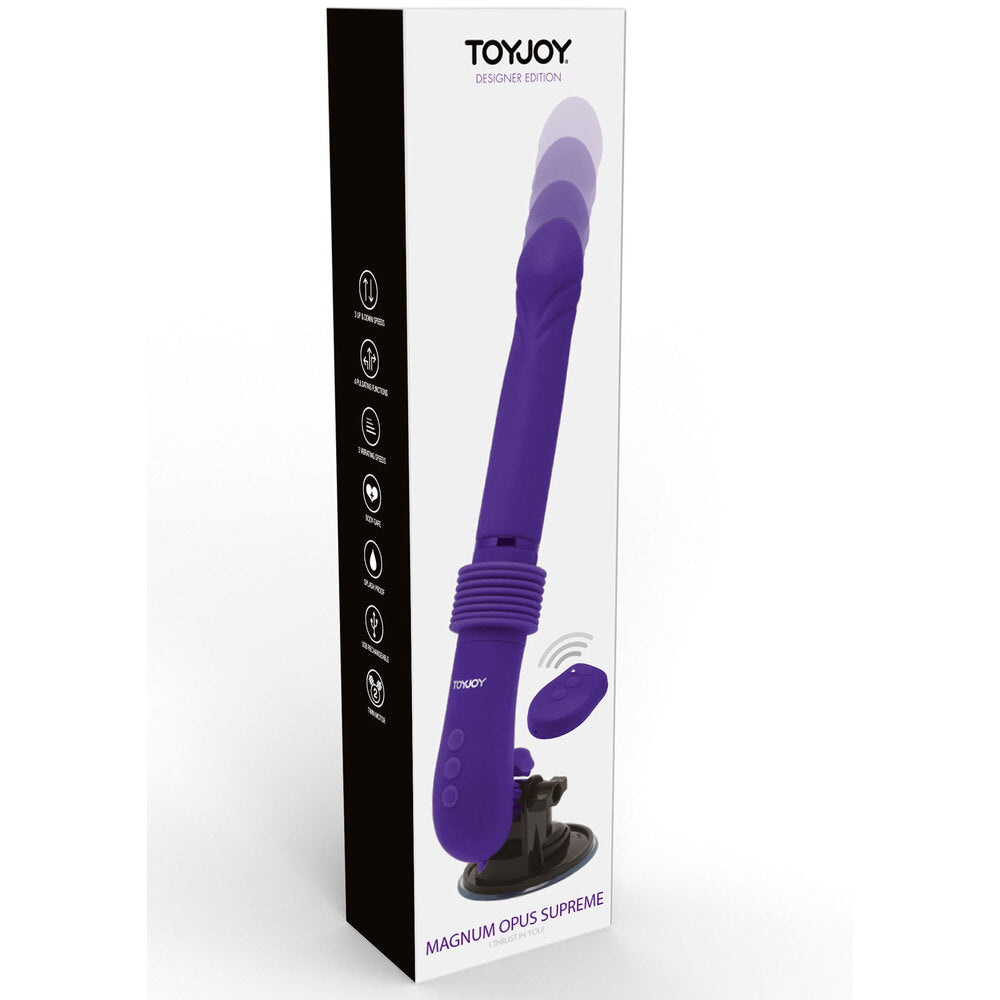 ToyJoy Magnum Opus Supreme Thruster 2 – 12 Inch Thrusting Vibrator