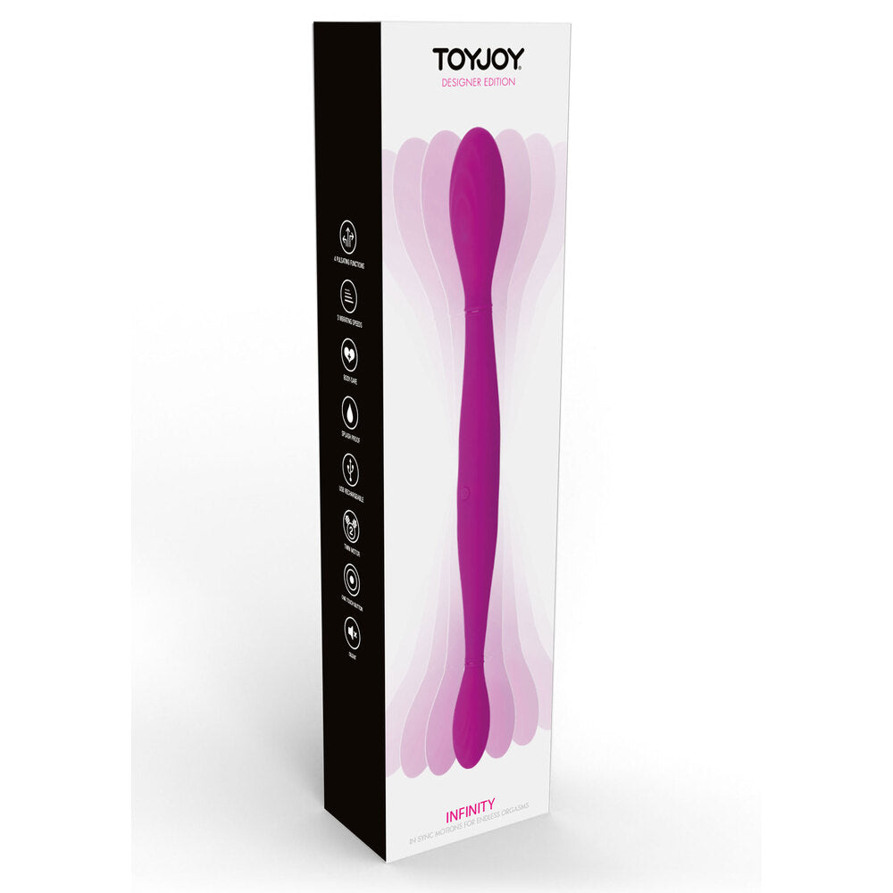 ToyJoy Infinity Double Dildo Designer Edition – Dual-Ended Vibrator