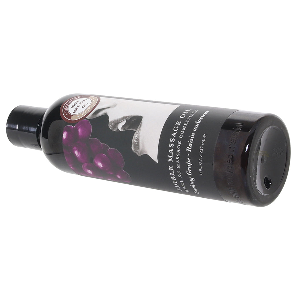 Edible Massage Oil 8oz/236ml in Gushing Grape Sensual Love > Massage