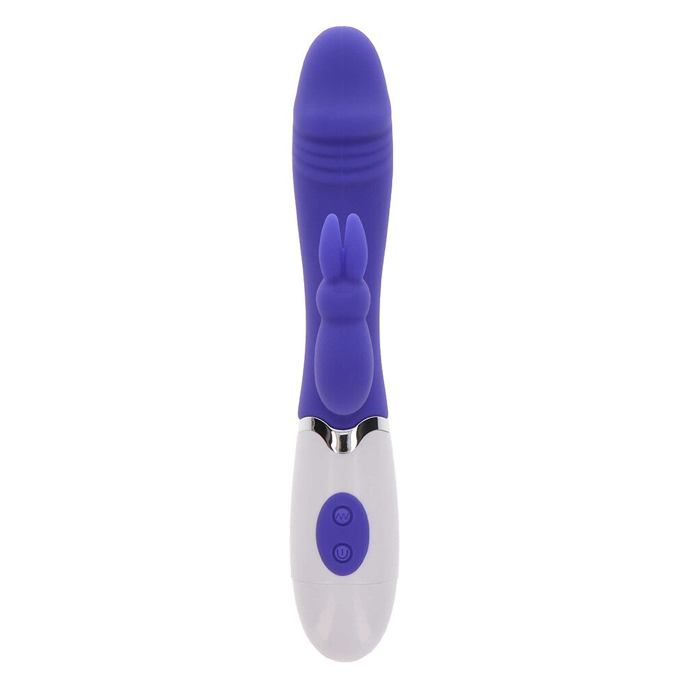 ToyJoy Funky Rabbit Vibrator – Splashproof Silicone Vibrator with Clitoral Stimulator