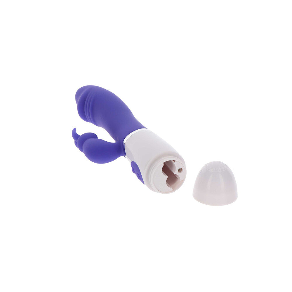 ToyJoy Funky Rabbit Vibrator – Splashproof Silicone Vibrator with Clitoral Stimulator