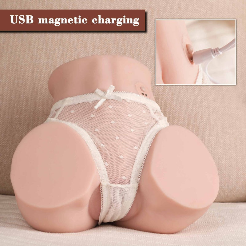 Nova – 2 in1 Electric Sex Doll with 7 Vibrations and 100% Waterproof Realistic Butt Masturbators