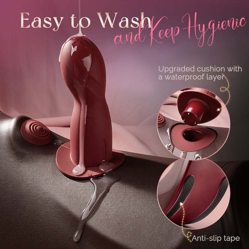VVD Rider Air Riding Sex Machine - Thrusting Piston Dildo with Dual Vibrating Attachments | Hands-Free Cowgirl Style Dildos
