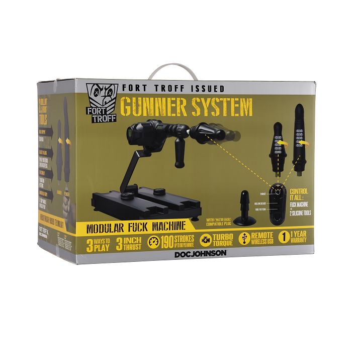 Fort Troff Gunner System – 3-in-1 Modular Vibrating and Rotating Fuck Machine
