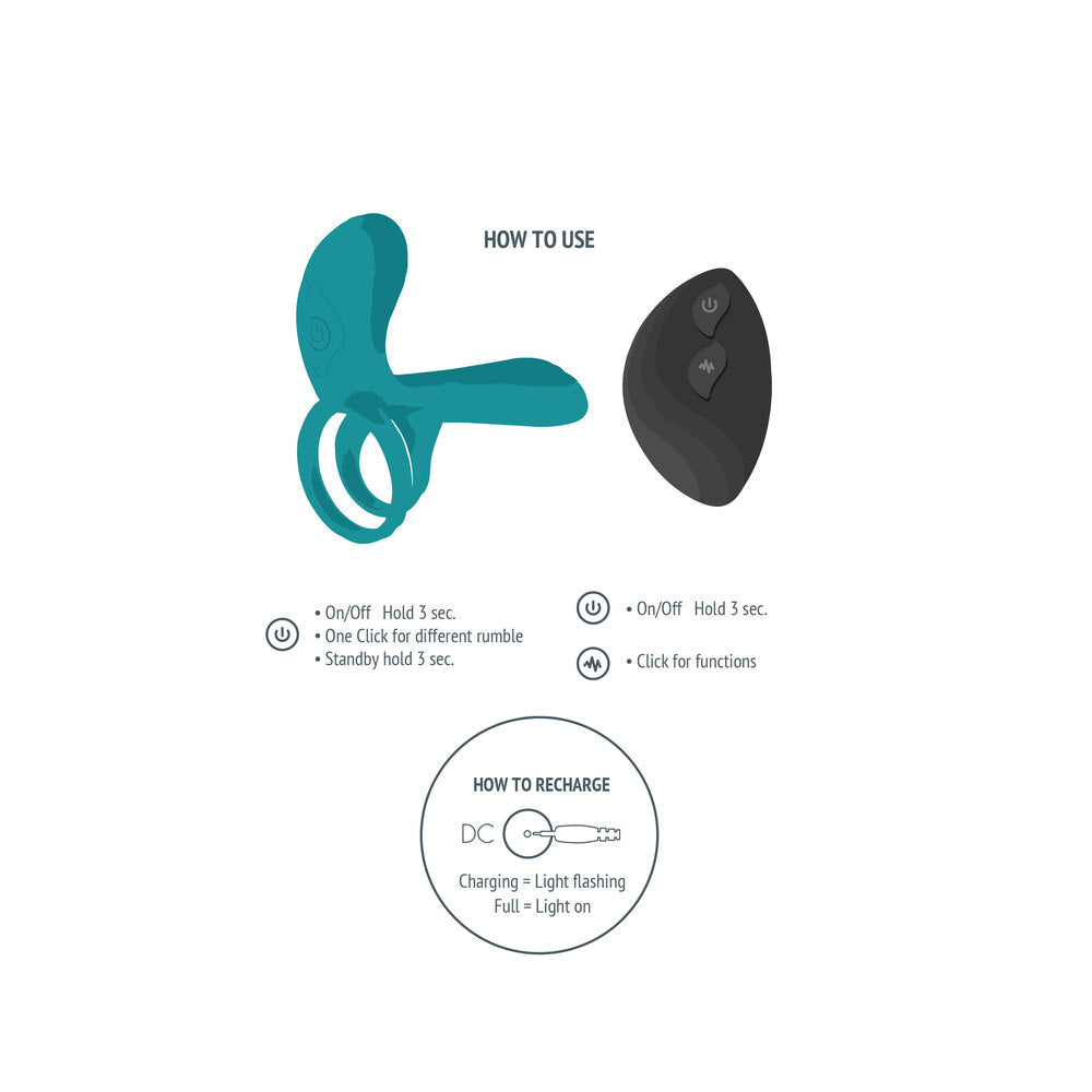 Xocoon Couples Vibrator Ring – Remote-Controlled Couples Vibrator