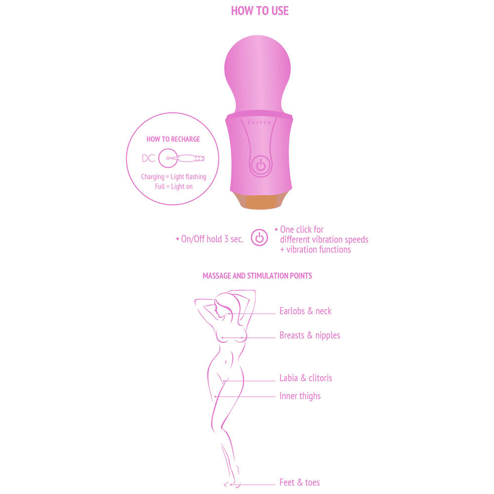 Xocoon The Traveller Wand – Rechargeable Powerful Massage Wand