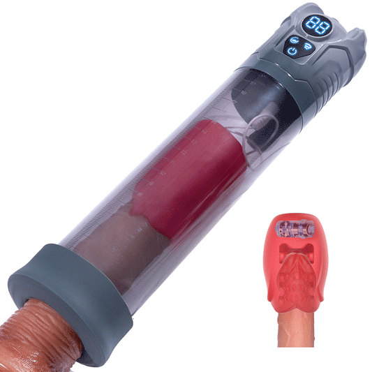 Acmejoy GrowPlus - Train & Please Penis Pumps 5 Sucking Blowjob 7 Vibrations Penis Pumps