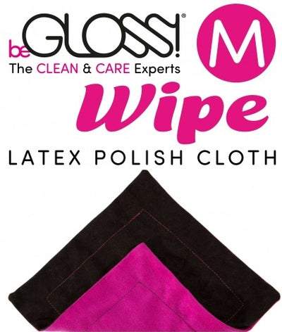 beGloss Wipe Perfect Shine Polish Wipe Medium Pink and Black