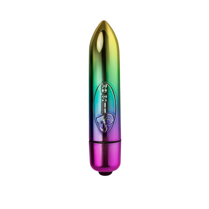 Rocks Off 80mm Rainbow Bullet Vibrator – Compact Vibrator