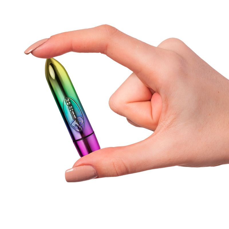 Rocks Off 80mm Rainbow Bullet Vibrator – Compact Vibrator