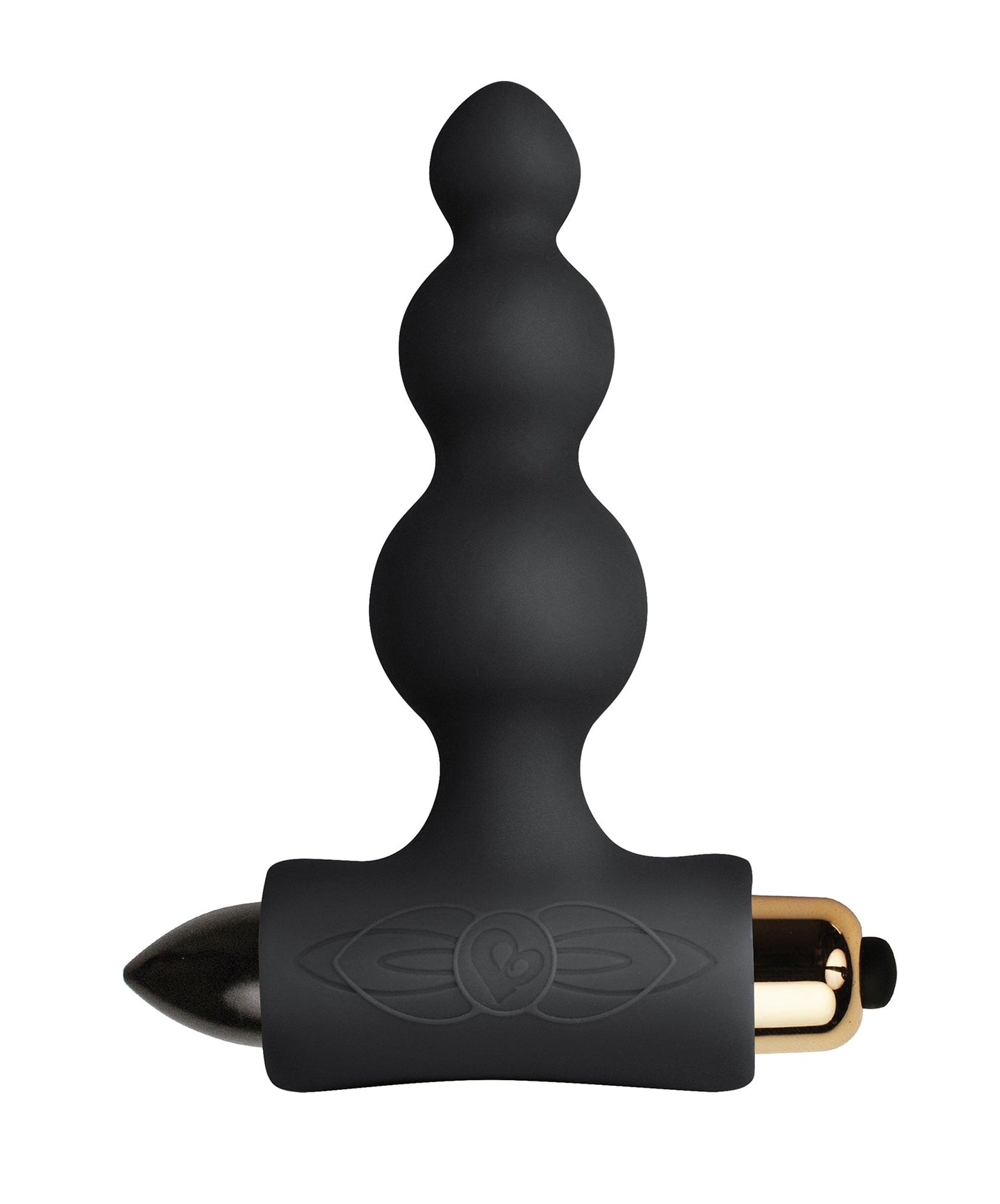 Petite Sensations Bubbles Black Anal Vibrator for Beginners
