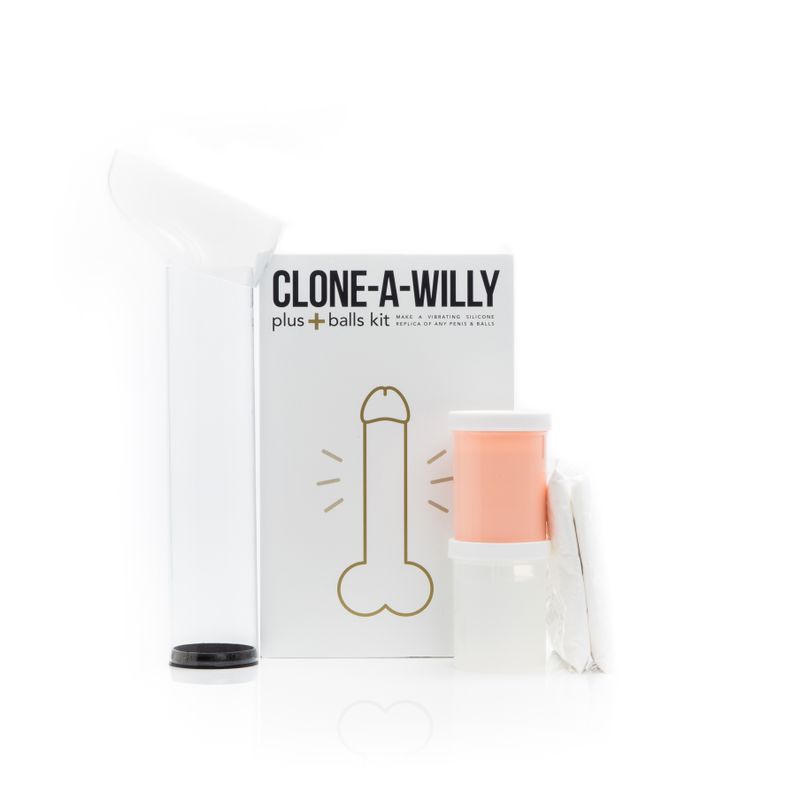 Clone-A-Willy Plus With Balls (Light Tone)