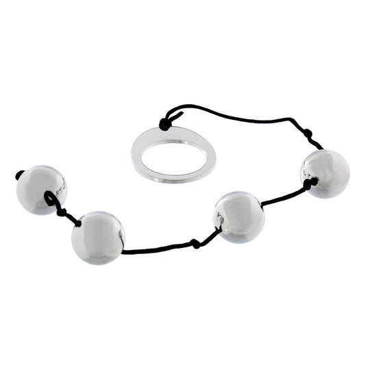 Heavy Metal Anal Beads – Metal Handle Anal Toy > Anal Range > Anal Beads