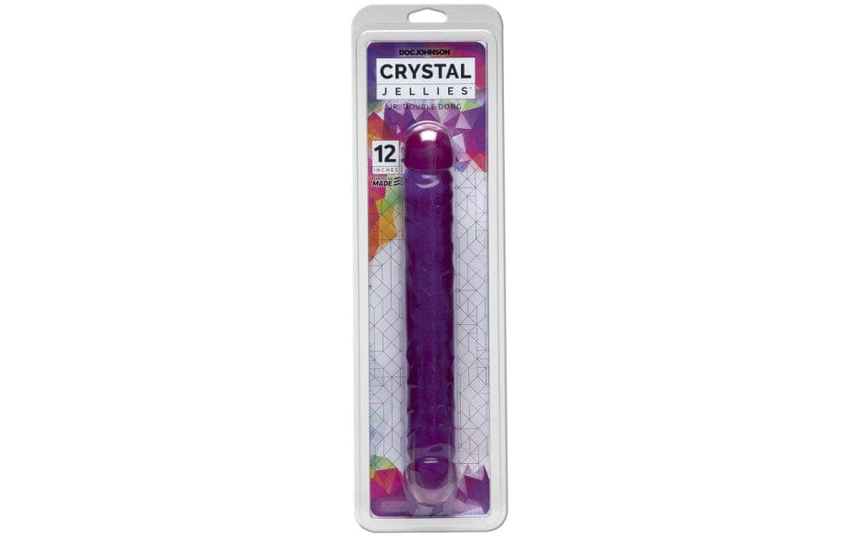 Jr. Double Dong (Purple) 12 Inch – Soft Flexible Double-Ended Dildo
