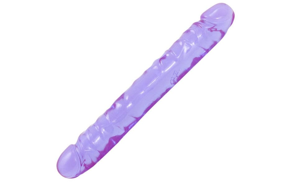 Jr. Double Dong (Purple) 12 Inch – Soft Flexible Double-Ended Dildo