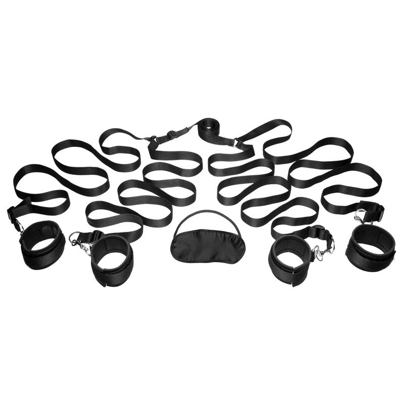 Adjustable Bedroom Restraint Kit Black