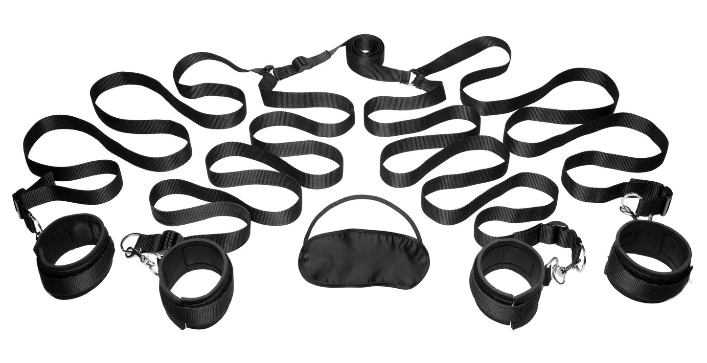 Adjustable Bedroom Restraint Kit Black