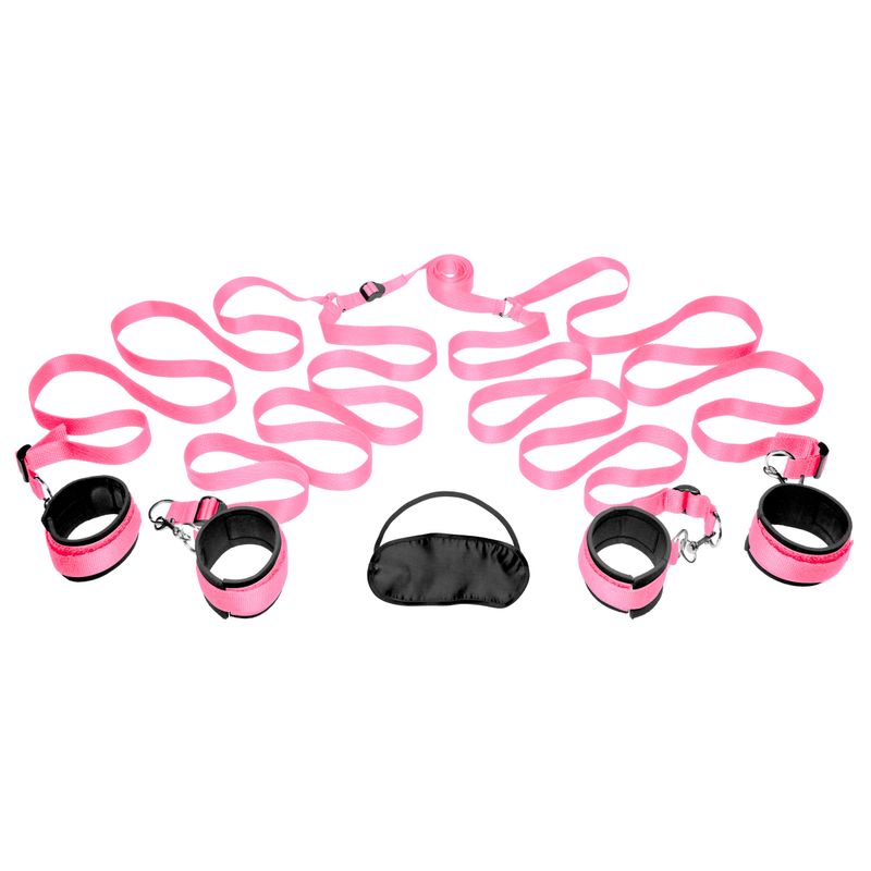 Bedroom Restraint Kit Pink for Unforgettable Intimate Play