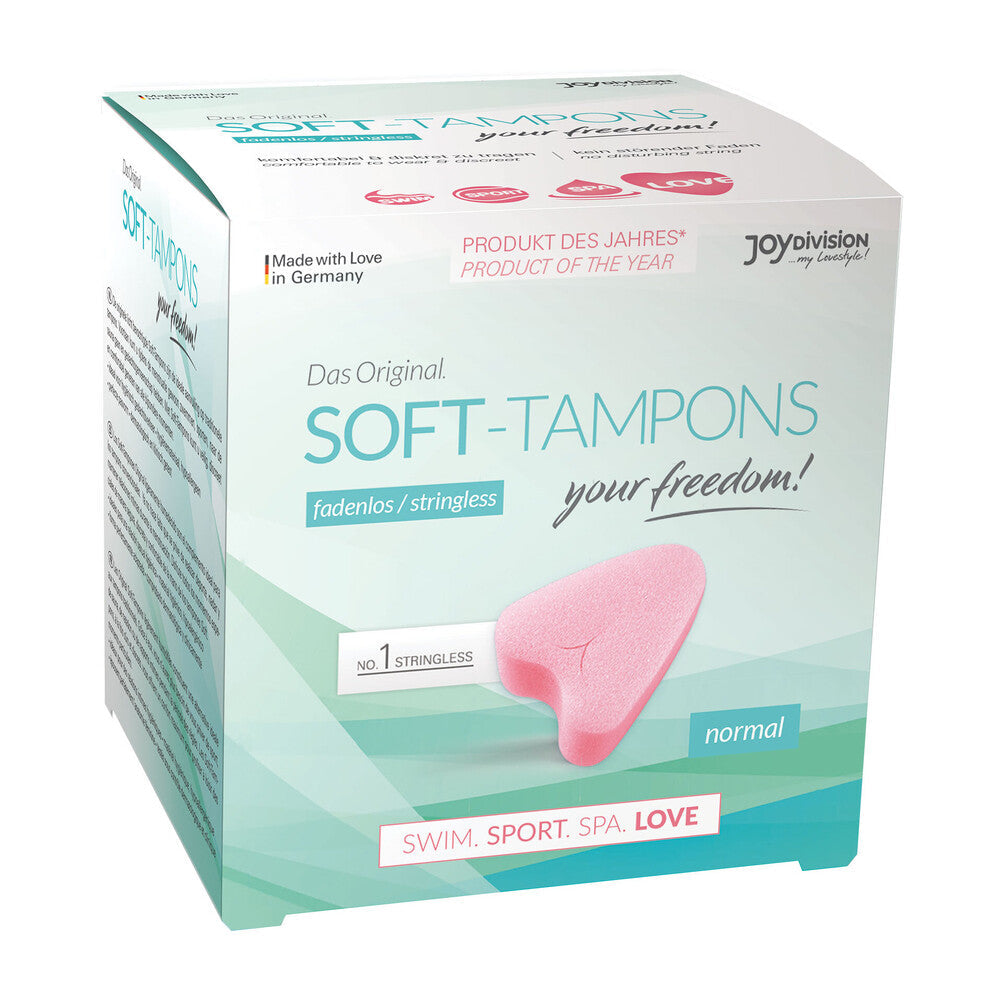 Stringless Original Soft Tampons Normal 3 Pieces – Comfortable Skin-Friendly Tampons