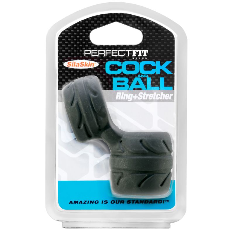 Perfect Fit Cock and Ball Ring and Stretcher – Cock Ring and Ball Stretcher