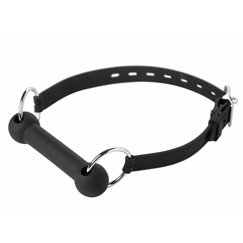 Master Series Mr. Ed Lockable Silicone Horse Bit Gag – Adjustable Silicone Gag