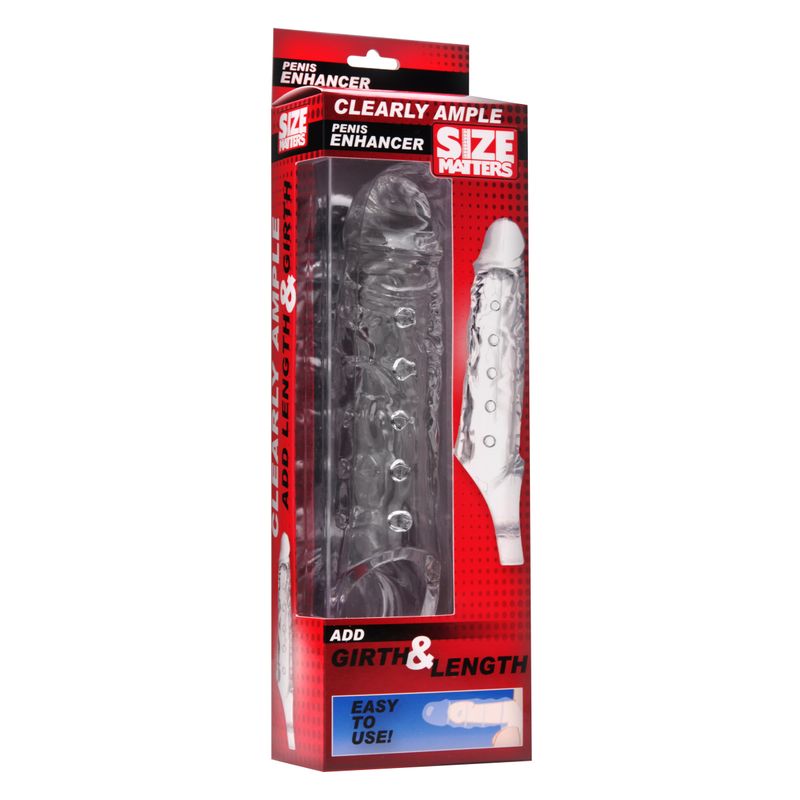 Size Matters Clearly Ample – Penis Enhancer Sheath